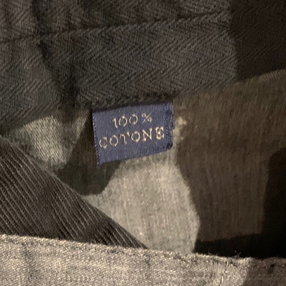 Men's Incotex  100% cotton dark Navy casual pant - Picture 5 of 9